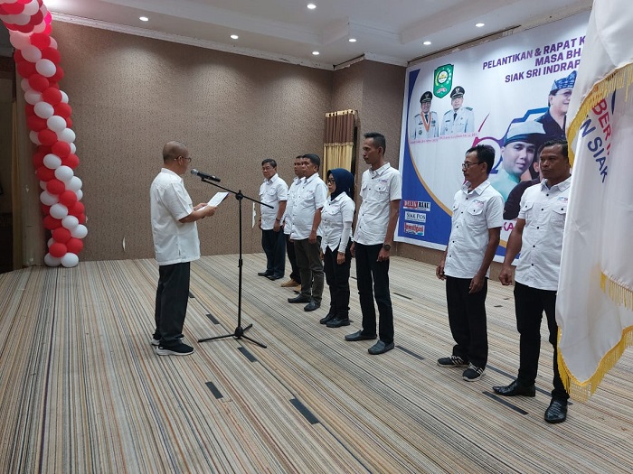 Resmi Dilantik, SMSI Siak Siap Jadi Mitra Pemerintah Daerah